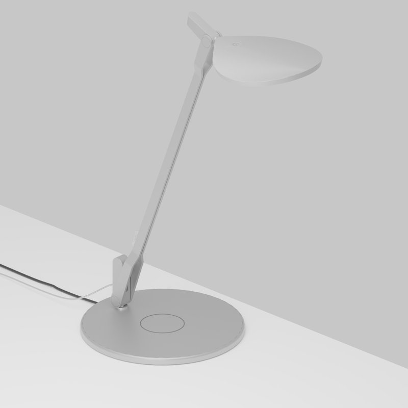 Splitty LED Desk Table Lamp, Silver