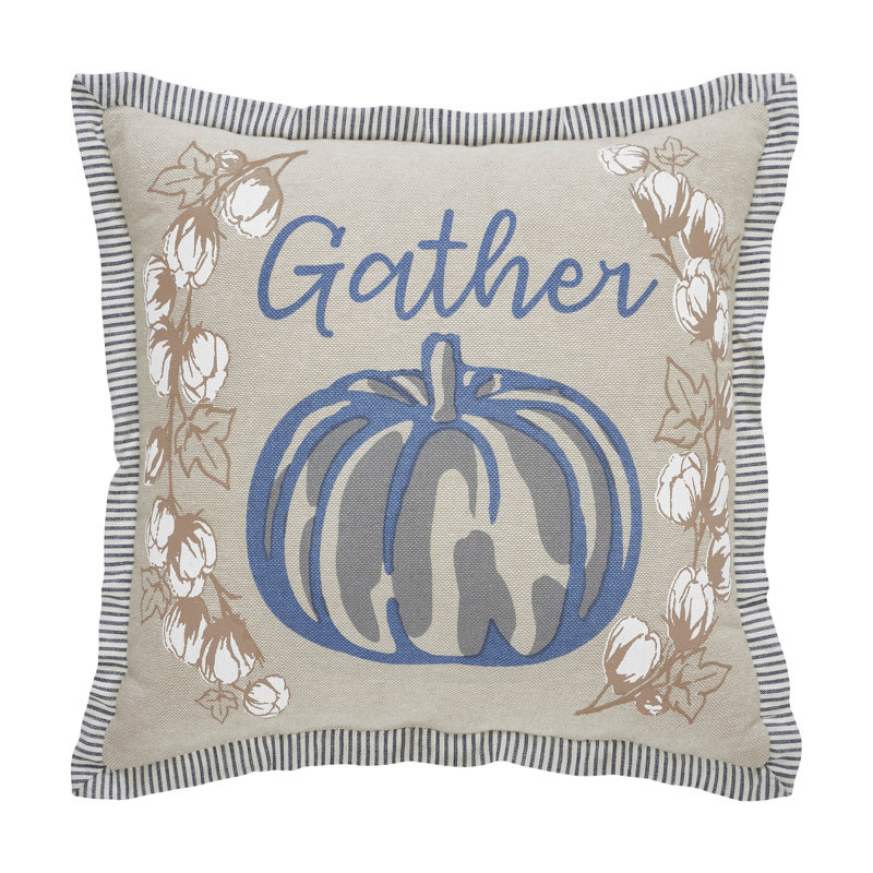 Ashmont Cotton Reversible Throw Pillow