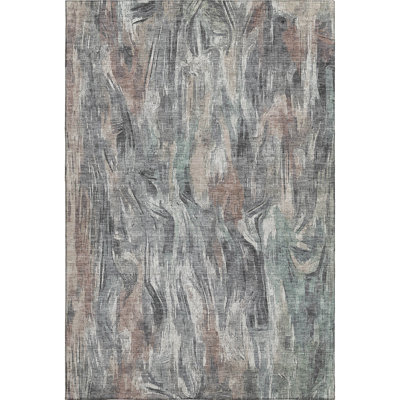 Premium Machine Washable Mayfield AMF2269 Abstract Rug