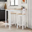Aastha Solid Wood Counter Stool-1033937367