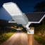 Réverbère solaire 6000W avec télécommande, projecteur de sécurité extérieur étanche IP67 pour stationnements, rues, jardins, stades, fonctionnement du crépuscule à l'aube