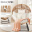 Fauteuil à bascule d'extérieur avec coussin Calcedonio-1313012077
