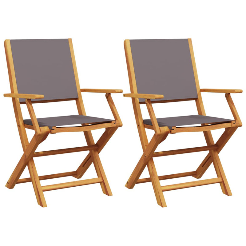 Castres Patio Dining Accent Chair, Anthracite