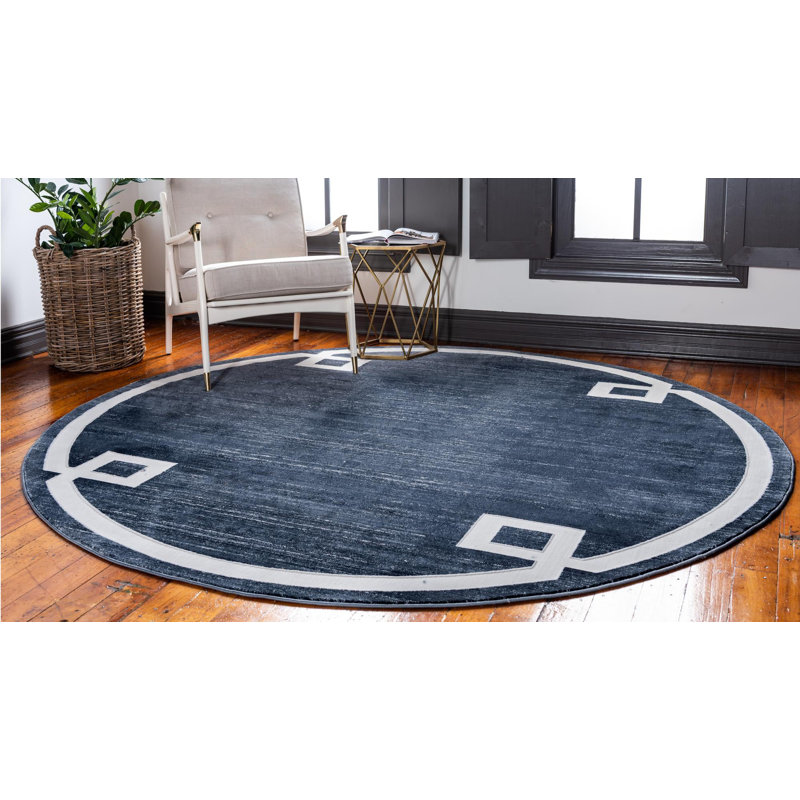 Aimeeleigh Jill Zarin Hill Uptown Rug, Round 5'3"