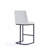 Accent Stool  - Counter  In White