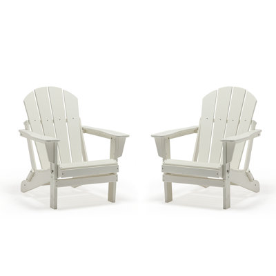 Chaise Adirondack pliante en plastique Bethune