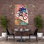 «Bmx Rider», impression de paysage urbain coloré et abstrait-133613340