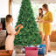 Arbre de Noël régulier en PVC artificiel vert-1449137198
