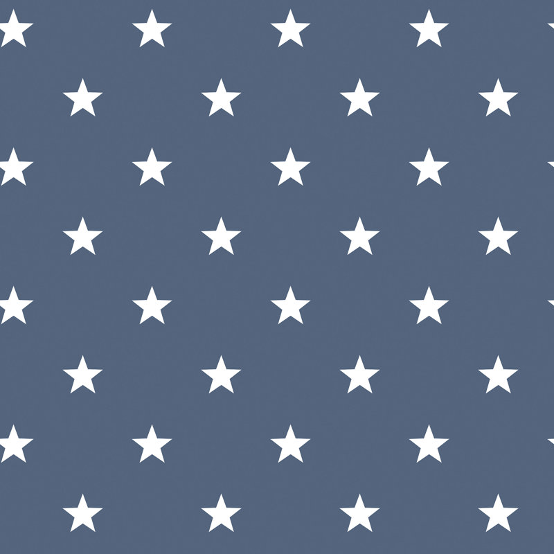 Galaxy 10m x 53cm Matte Wallpaper Roll, Mid Blue