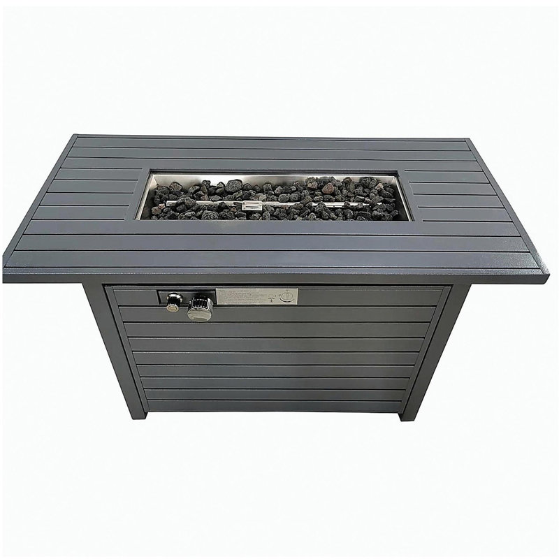Covered Propane Outdoor Fire Pit Table