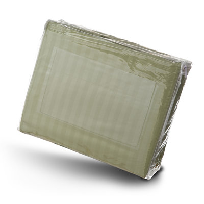100% Cotton Sateen Striped Sheet Set