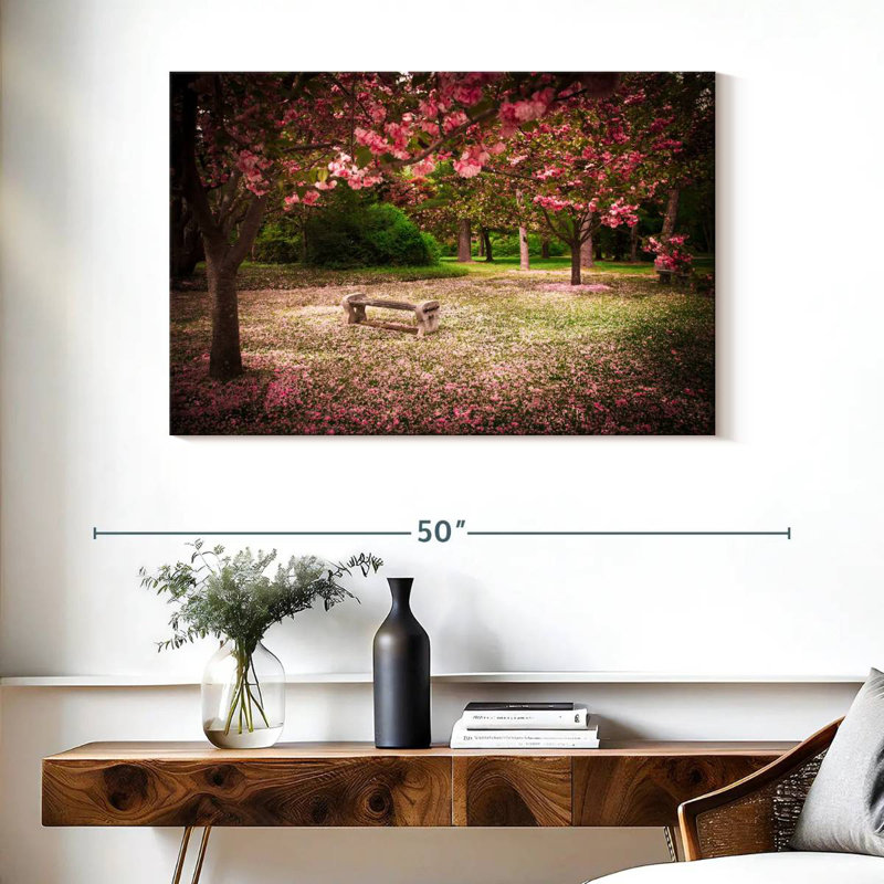 Banc Harnek Cherry Blossom, H 26 po x l 39 po