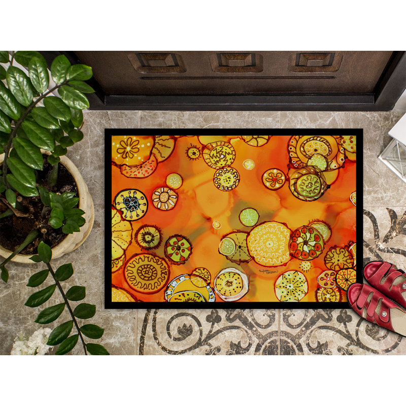 Tapis d'intérieur / extérieur Wesleyville, Rectangle 1 pi 6 po x 2 pi 3 po