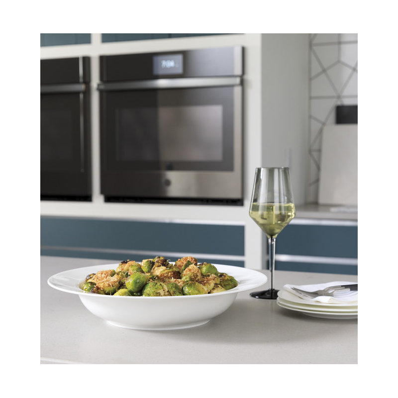 GE Profile Smart Appliances Built-in 26.75" Self-Cleaning Convection Electric Double Wall Oven, Stainless Steel
