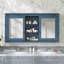 Armoire à miroir 55 "2 en 1 avec tablettes réglables 55"-565952878