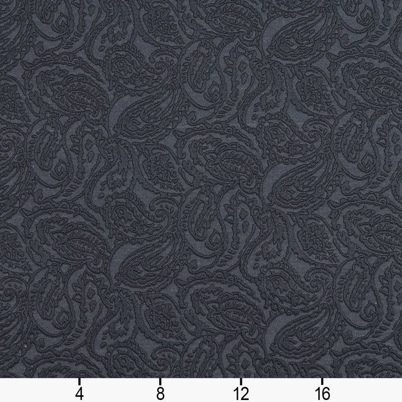 Tissu motif cachemire, Bleu 4