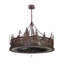 Elk At Dusk 8 - Light Chandelier