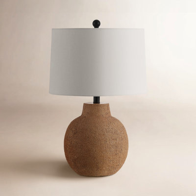 Lucas Barbery 24" Brown Table Lamp