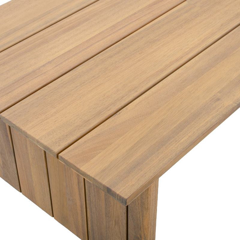 Table basse Kento, Oak/Ivory