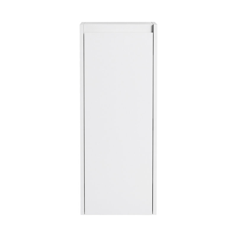 Wall-Mounted Floating Panel Bathroom Side Cabinet with Door