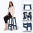 Wood-Look HDPE Bar Stool-2124618070