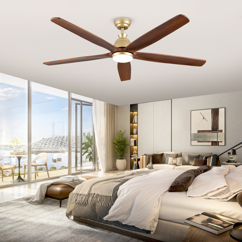 132cm Ceiling Fan with LED Lights, 152cm