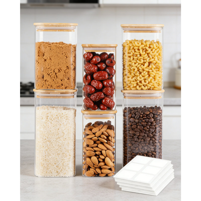 1400ml Glass Food Storage Container