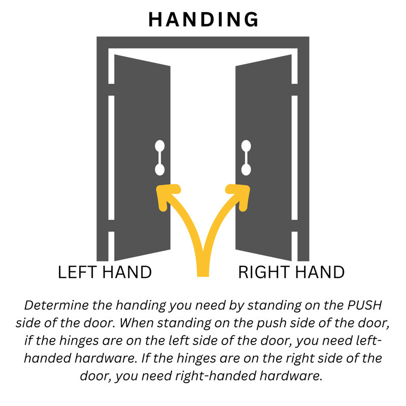 Silver Aluminum Left Hand Offset Pivot for Doors