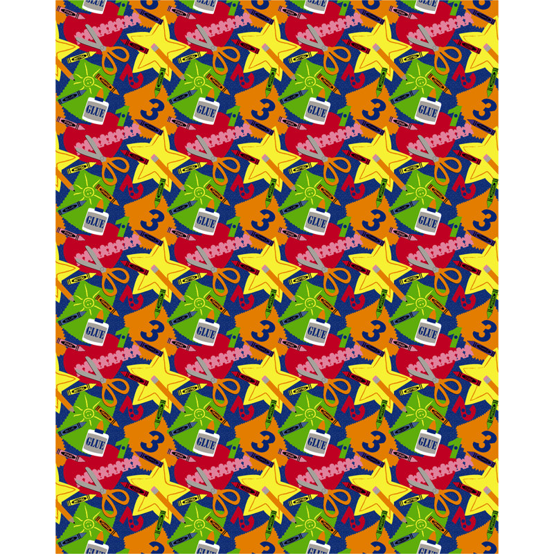 Tapis pour enfants Arts and Crafts, Carré 6 pi