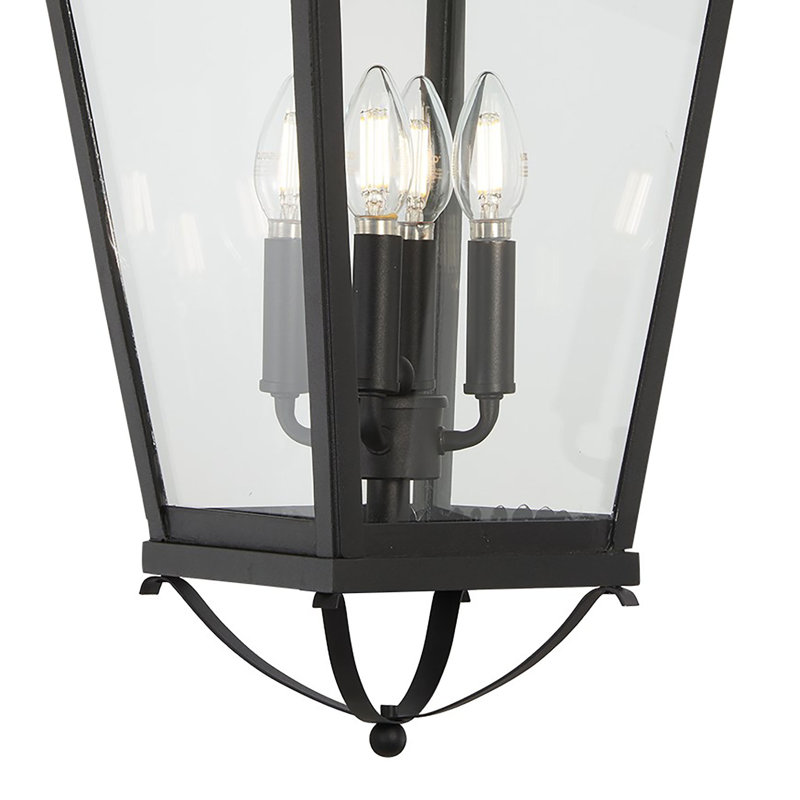 4 - Light LED Outdoor Hanging Lantern Outdoor Lighting