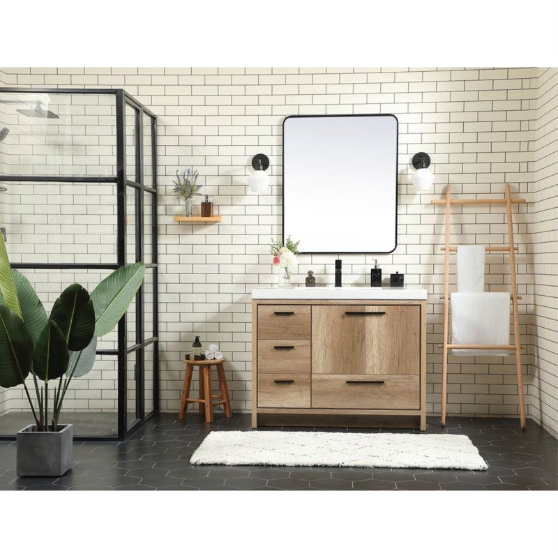 Ensemble de meuble-lavabo simple 42 po Southmead, Chêne naturel