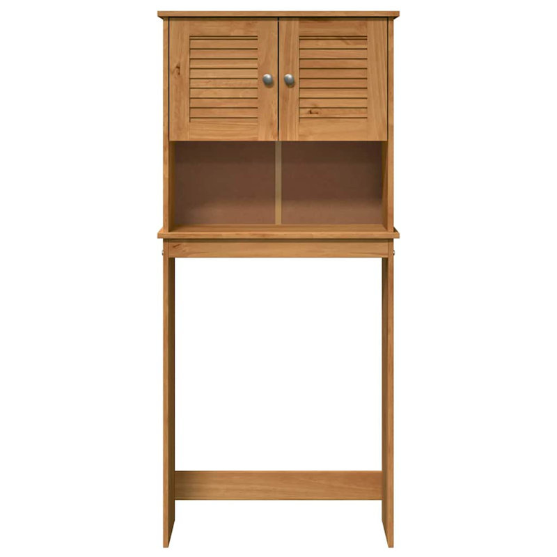  Washing Machine Cabinet VIGO Honey Brown 72.5 X 27 X 161 Cm