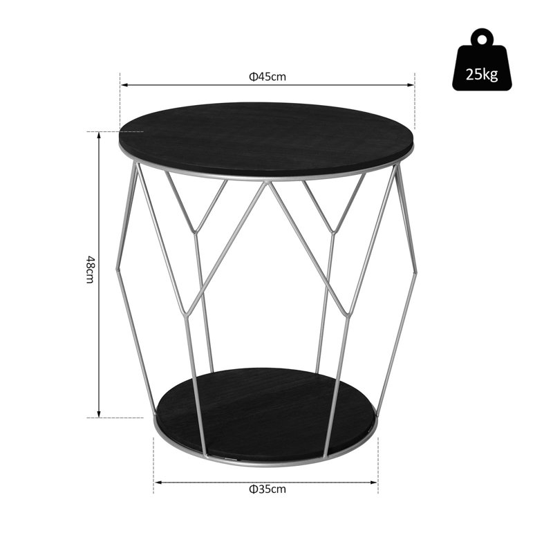 Harrold Drum End Table