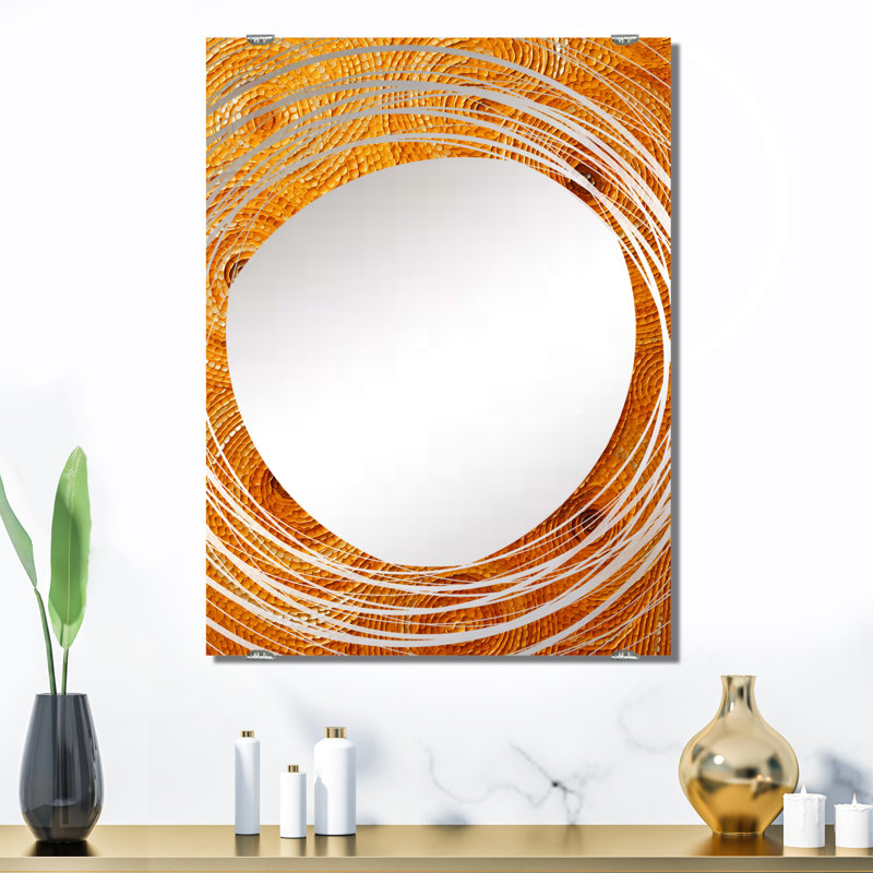 Miroir mural Posselli - Abstract Collages MIR131726, 32 po x 24 po