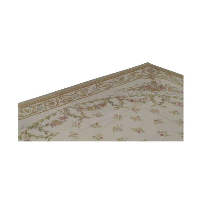 Hand-Knotted High-Quality Beige and Taupe Area Rug
