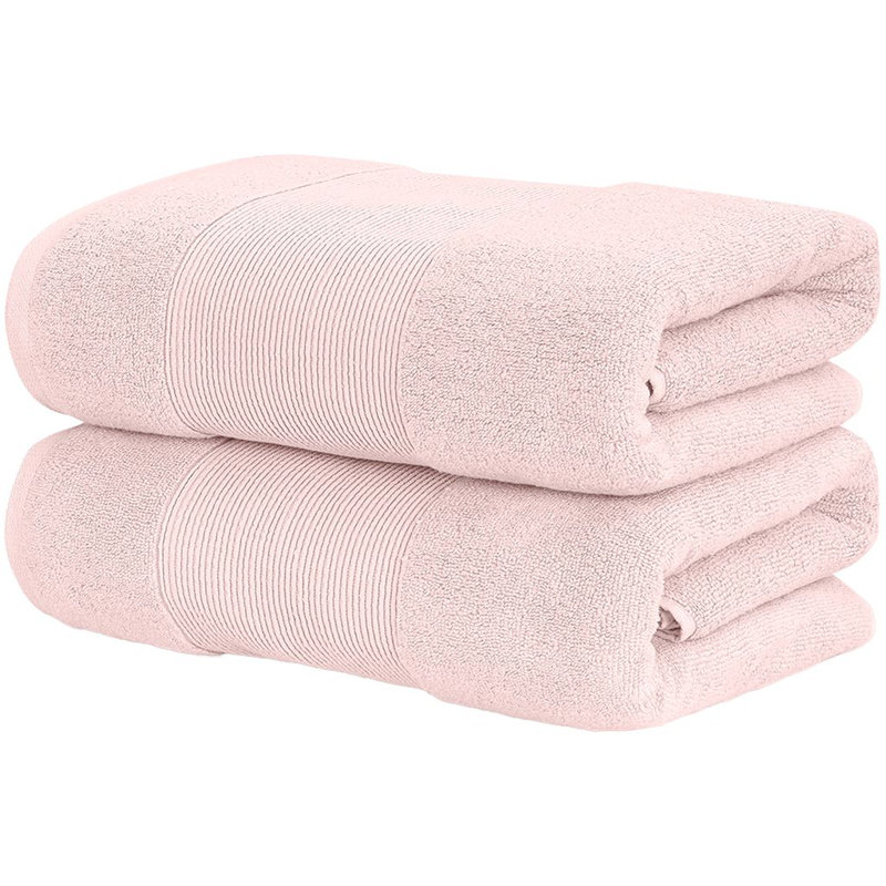 Modern Threads - Air Cloud 2-Pack 100% Zero-Twist Cotton Bath Sheet Set - Super Absorbent & Quick Dry - 500 GSM - Soft & Plush