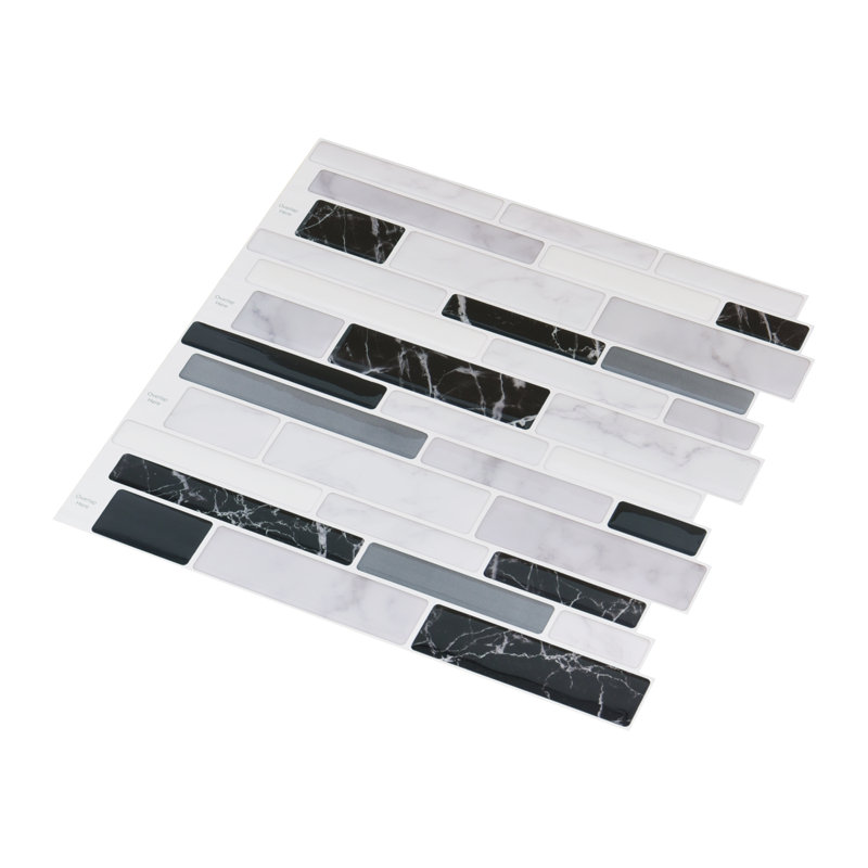 Carrelage style métro en pvc 12 po x 12 po