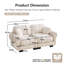  Canapé en chenille Cloud-129943016