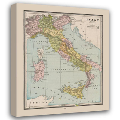 Longshore Tides Cram Gallery Wrapped Canvas Art Titled: Italy, Cram 1888