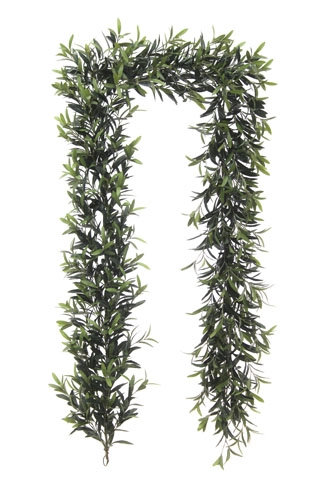 9' Artificial Olive Leaf Garland