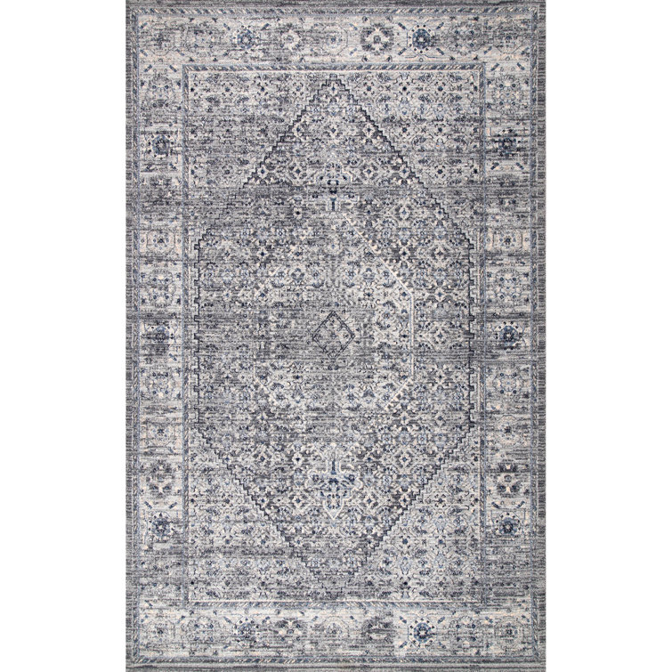Barajas Oriental Gray Area Rug