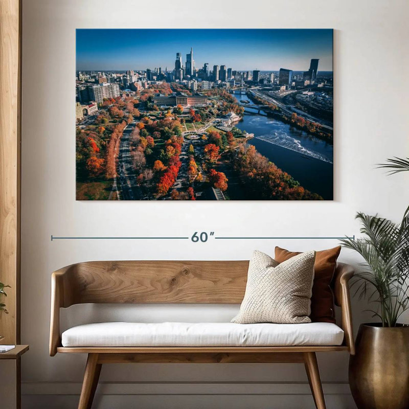 Tergel Philadelphia In Autumn, 34'' H X 51'' W