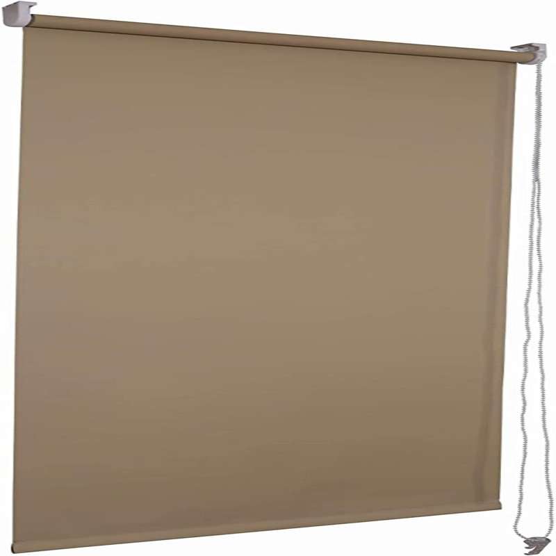 Blackout Zebra Shades, Latte Brown, 165 cm L x 210 cm W