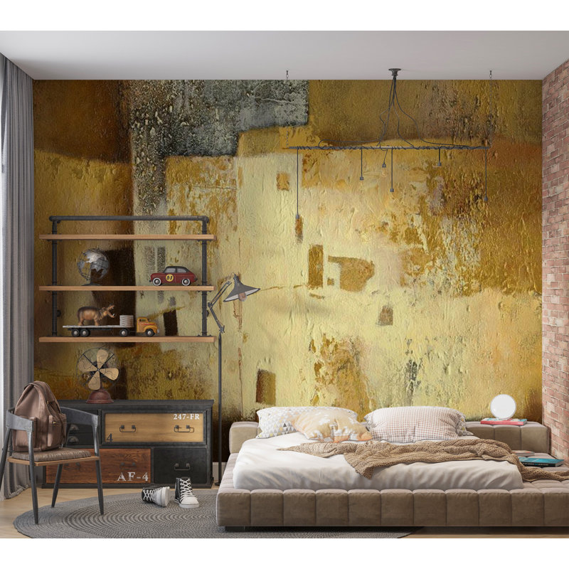 Arame Non-Pasted Abstract Wall Mural, 82" L x 118" W