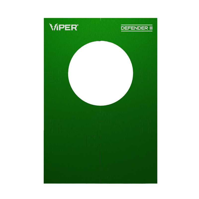 Jeu de fléchettes Viper Wall Defender III vert, Vert