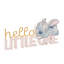 Stitch Baby Mantel Plaque