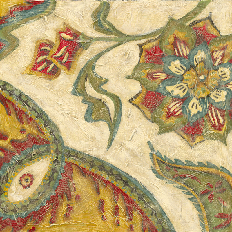 Paisley I (AS) - Wrapped Canvas Art Prints, 30cm H x 30cm W x 3.8cm D