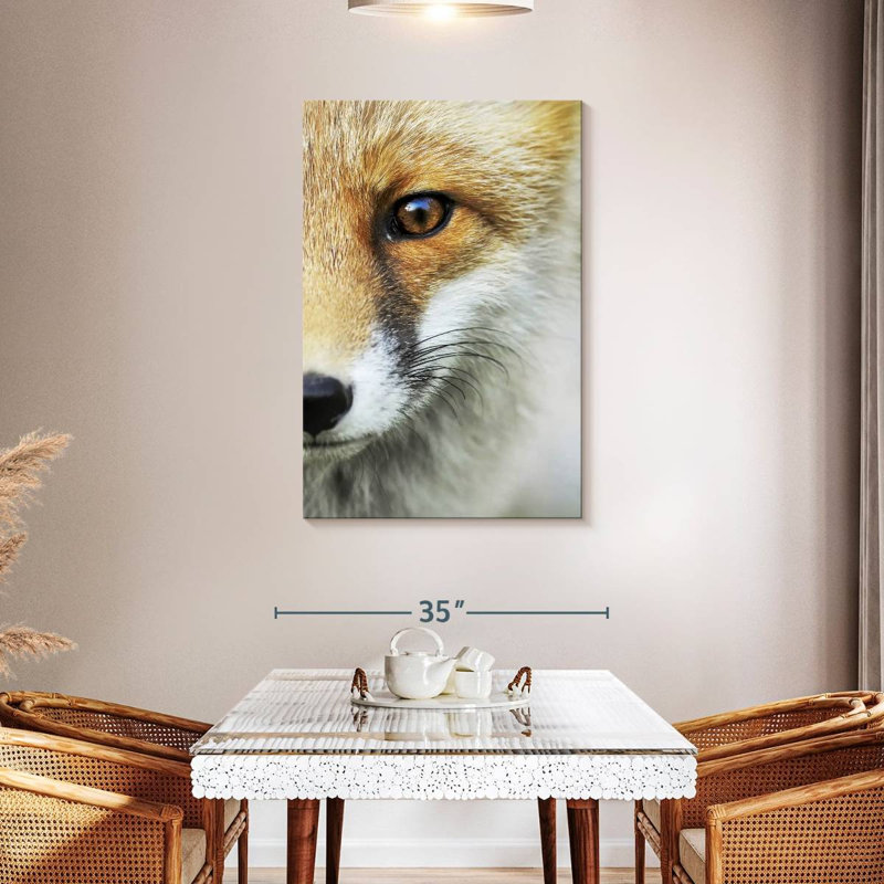Le regard d'un renard, H 45 po x l 30 po