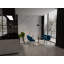 2 Dubhgal Velvet Upholstered Dining Chair with Black Metal Legs-1406872227
