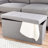 Ebern Designs Set of Two 30-Inch Ottomans, Gray